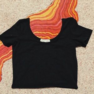 Black Crop Top